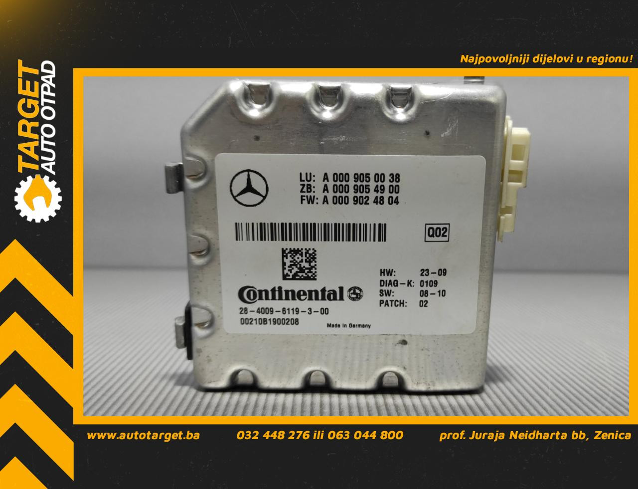 ELEKTRONIKA MODUL MERCEDES C KLASA (W203) > 04-07 A0009