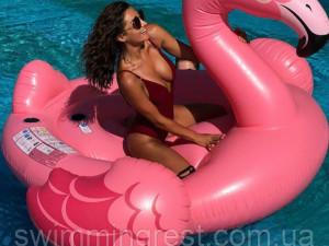 FLAMINGO DUSEK 203X196X124 INTEX