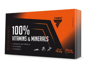 TREC 100% VITAMINS AND MINERALS 60CAPS - multivitamin