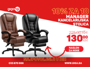 GIGA.BA MANAGER KANCELARIJSKA UREDSKA STOLICA YT-327 PU