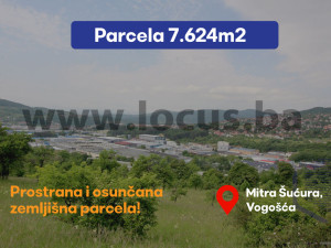 LOCUS prodaje: Zemljište 7.624m2, Hotonj, Vogošća