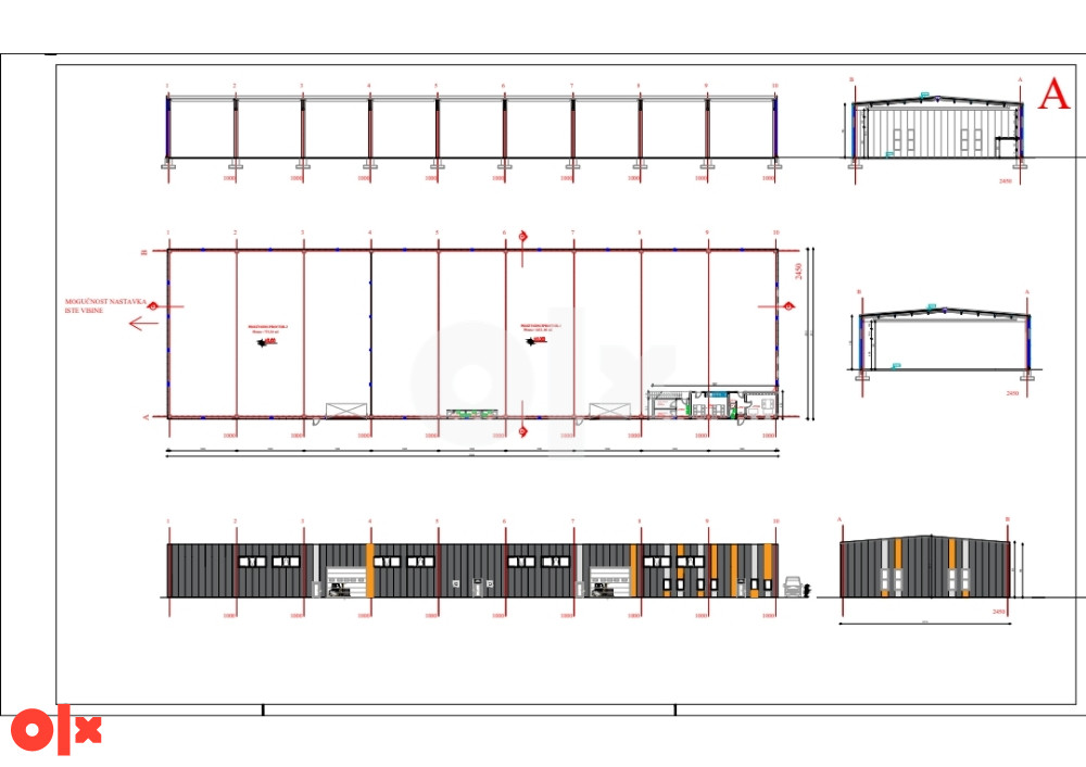 Izdajem Poslovni magacinski prostor Bijeljina od 1100 do 6.000m2 5