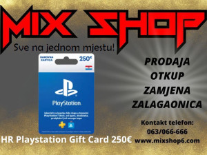 HR PLAYSTATION Gift Card 250E Network PS4 PS5 4 5 PSN PS Store