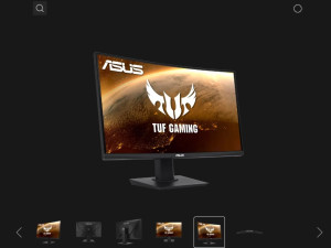 Asus TUF Gaming VG24VQE 24" FHD Curved 165Hz 1ms