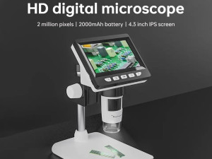 Mikroskop digitalni 1000x 4.3" ekran 2000mah baterija