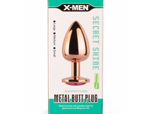X-MEN SECRET SHINE METALNA ANALNA KUPA