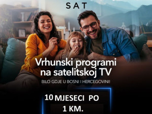 EON SAT TV - 10 mjeseci po 1KM mjesečno