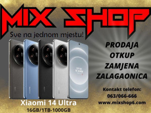 XIAOMI 14 ULTRA 16GB/1TB *Novo*Garancija*Zamjena* Mi 1000GB 5G