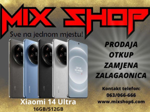 XIAOMI 14 ULTRA 16GB/512GB *Novo*Garancija*Zamjena* Mi 512 GB 5G