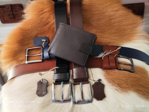 Poklon set prava koža pokloni za rodjendan graviranje