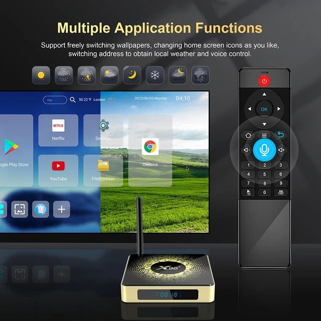 Tv box Amlogic X96 X10 S928X-j 8Gb LPDDR4 Ram najnoviji Tv box!