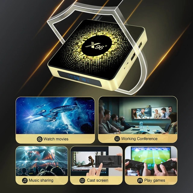 Tv box Amlogic X96 X10 S928X-j 8Gb LPDDR4 Ram najnoviji Tv box!