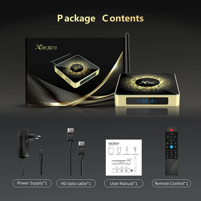 Tv box Amlogic X96 X10 S928X-j 8Gb LPDDR4 Ram najnoviji Tv box!