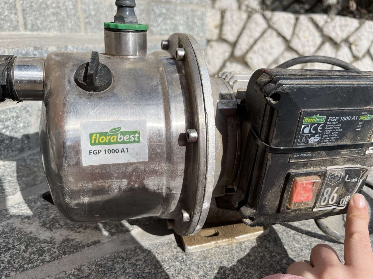 FLORABEST FGP 1000 A1, Pumpa za vodu