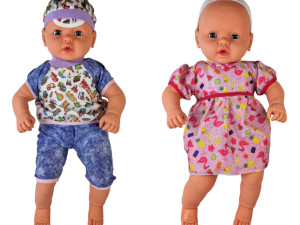 Beba ćela 60 cm gumena lutka igracke