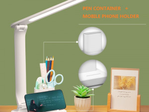 Stolna punjiva USB lampa i power bank 2u1