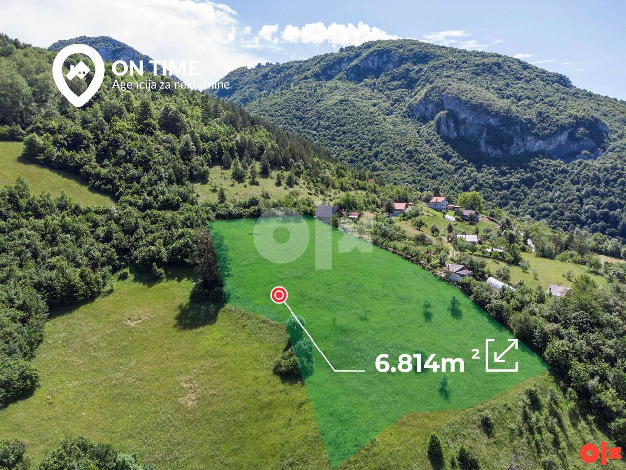 ON TIME prodaje: Zemljište u Sarajevu, Nahorevo, 6814m2