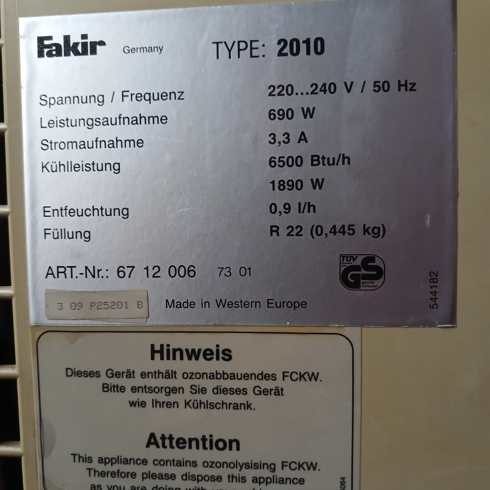 POKRETNA KLIMA ,,FAKIR,,NA FREON.