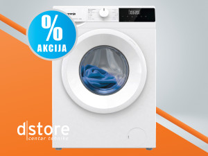 Gorenje Mašina za pranje veše. 8kg, 1400 obrtaja dstore