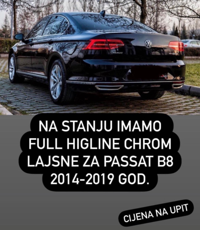 Full chrom lajsne Passat 8 Passat B8 HIGHLINE