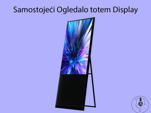 Samostojeći Ogledalo totem Display