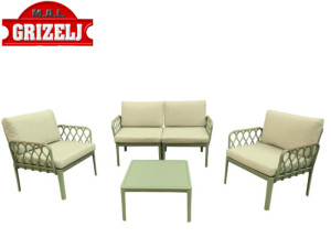 BAŠTENSKI SET VRTNA GARNITURA CADICE zelena