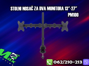 Stolni Nosac za Dva Monitora 13"-27" PM100