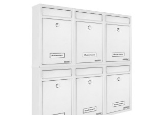 Postansko sanduce Sanducat za 6  Stanova 3 boje