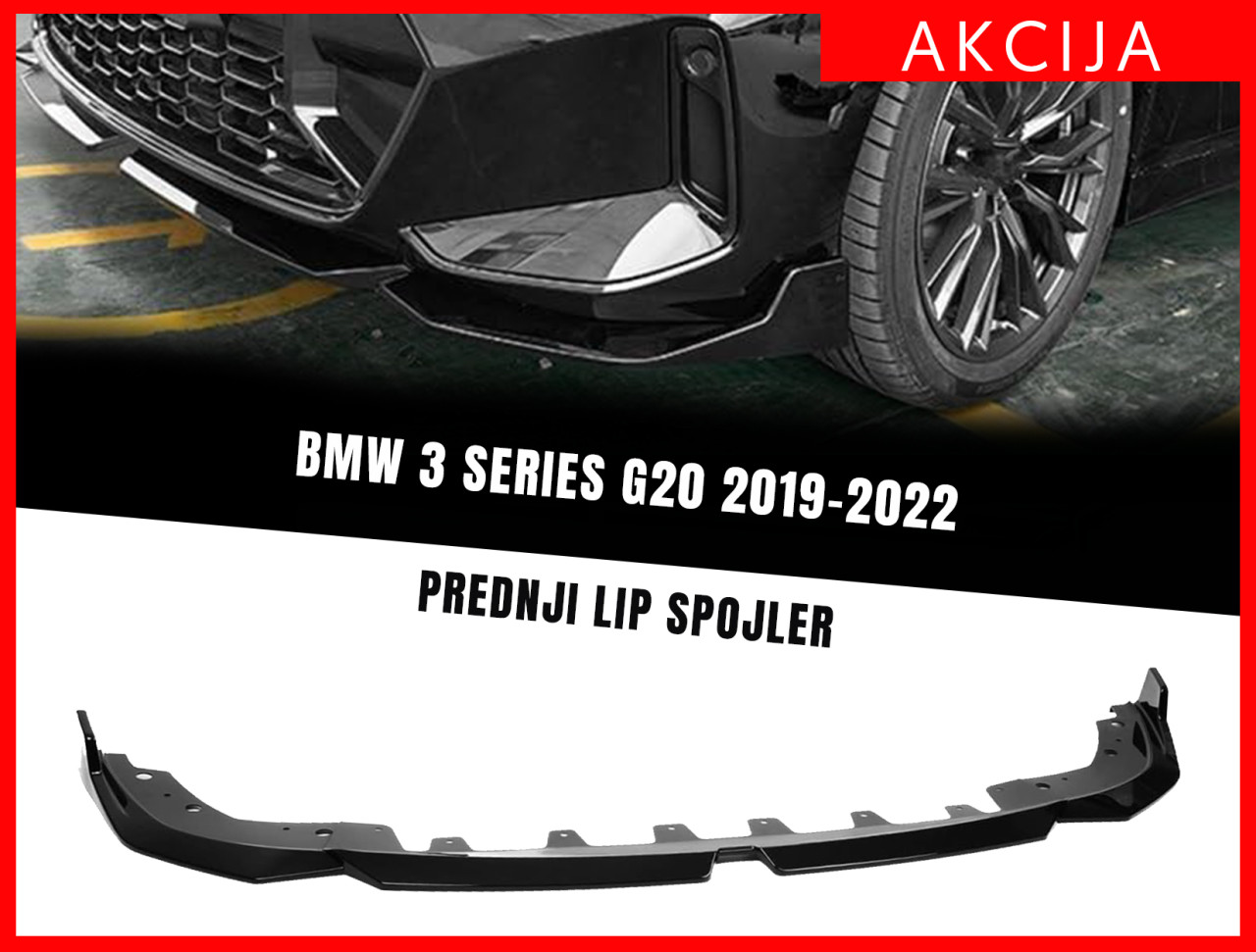 BMW 3 G20 G28 2023+ Lip Spojler Spliter za prednji M branik