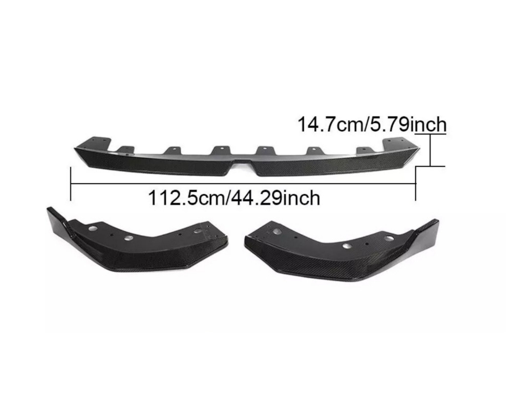 BMW 3 G20 G28 2023+ Lip Spojler Spliter za prednji M branik