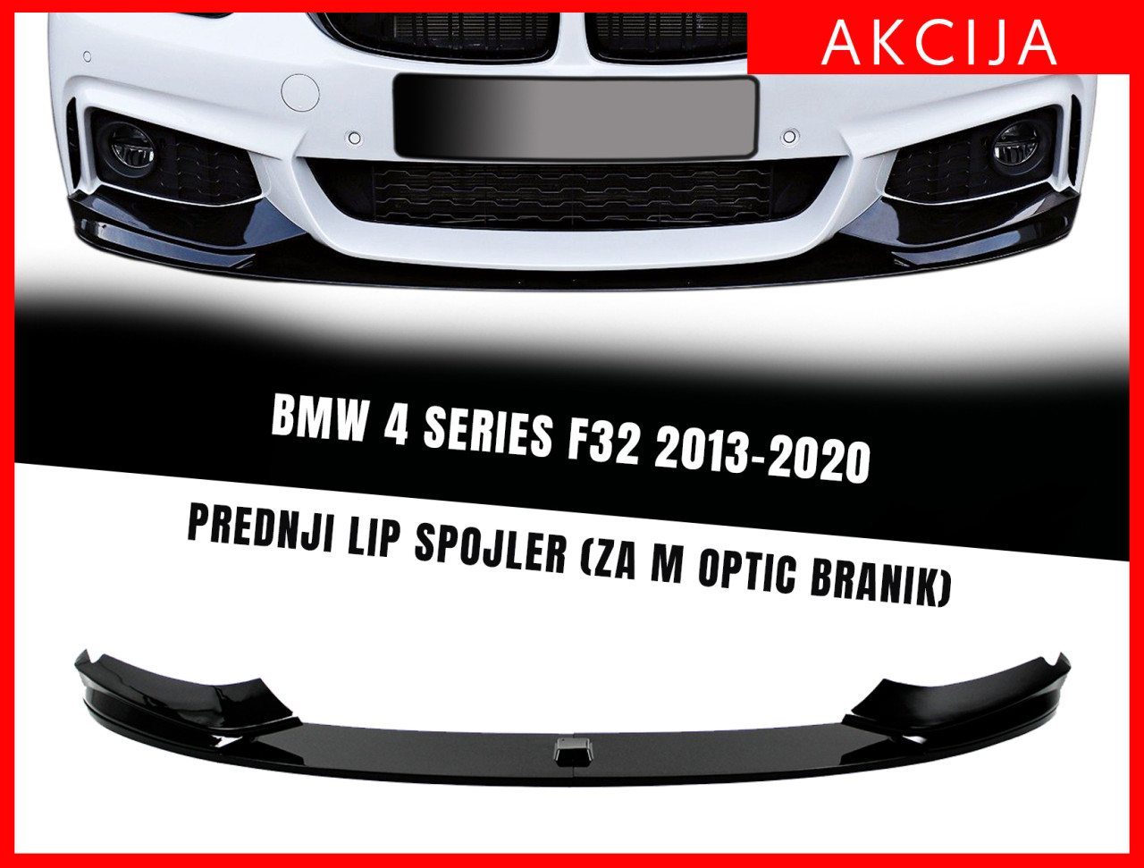 BMW 4 F32 F36 Lip Spojler Spliter za prednji branik M optic