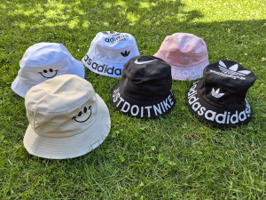 Nike Adidas Smile Smajli Šešir Bucket Hat Šeširi Kacket