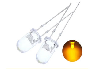 F5 5mm Žuta LED Dioda diode yellow Arduino