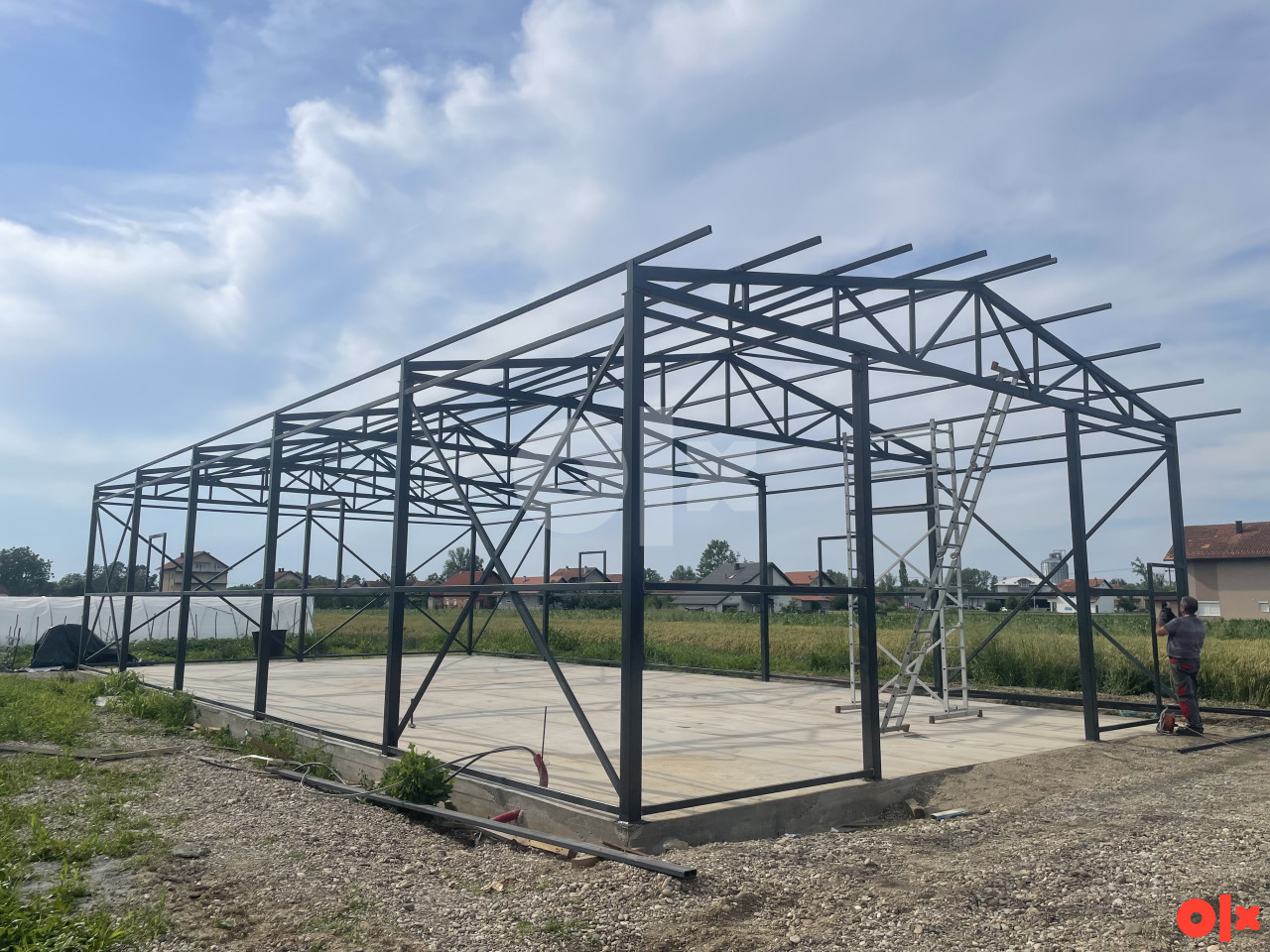 Metalna konstrukcija 20x10x4m 4