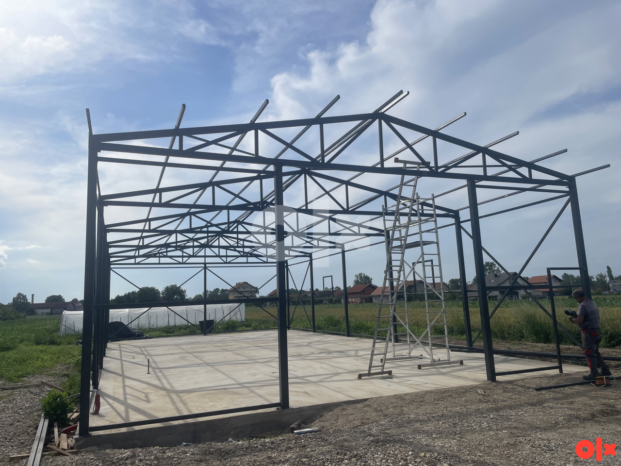 Metalna konstrukcija 20x10x4m 6