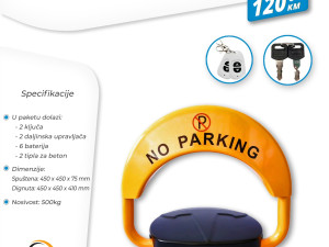 ELEKTRIČNA PARKING RAMPA/BLOKADA