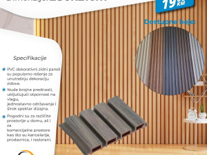 PVC ZIDNA DEKORACIJA / PANEL