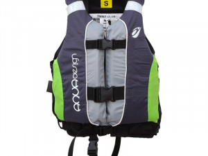 Prsluk Aquadesign TWIST CLUB Green/Gray with leg straps