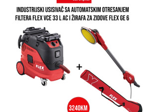 FLEX usisivač i žirafa za zidove VCE 33 L AC GE 6 R Black Friday