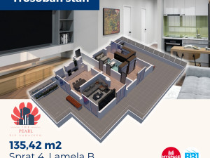 MY SPACE/ Stan/ NOVOGRADNJA PEARL SIP/ 135m2