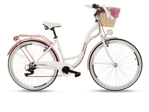BICIKL BICIKLI BIKE GOETZE ROWER 28 WHITE/PINK