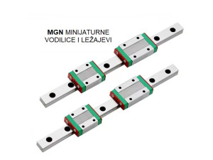 MGN Minijaturne profilisane šine / ležaj kolica CNC