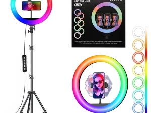 RING LIGHT RBG LED SOFT MJ36(36 CM)+ POSTOLJE (210 CM)