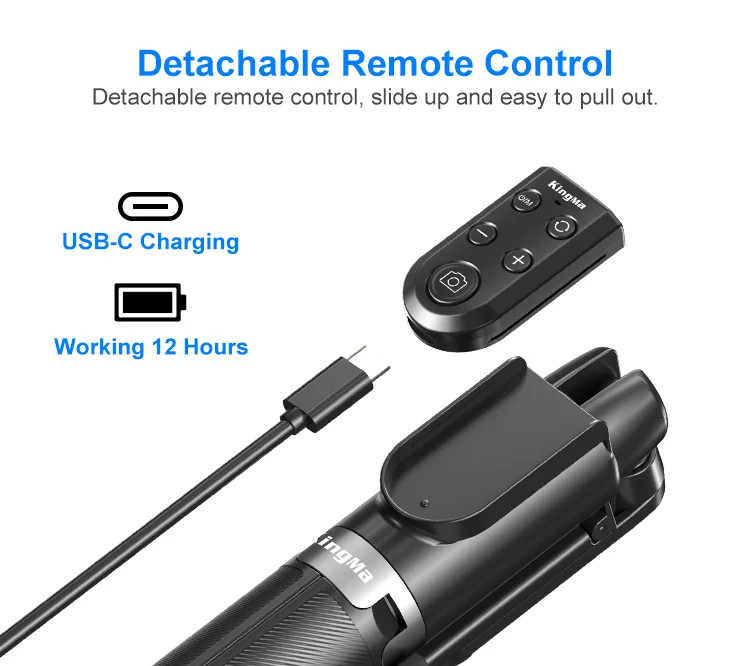 Kingma KM-VL031 Bluetooth selfi stap selfi stik tripod iPhone