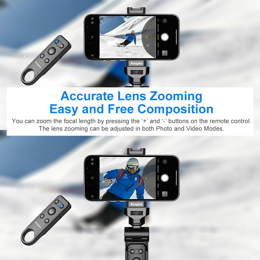 KingMa Wireless Vlogging Tripod Grip za iPhone 15/14/13/12/11