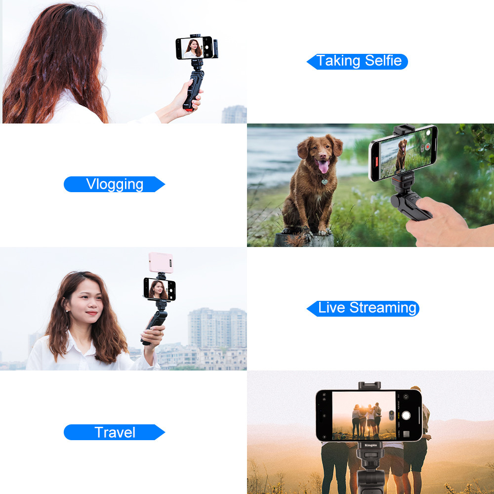 KingMa Wireless Vlogging Tripod Grip za iPhone 15/14/13/12/11