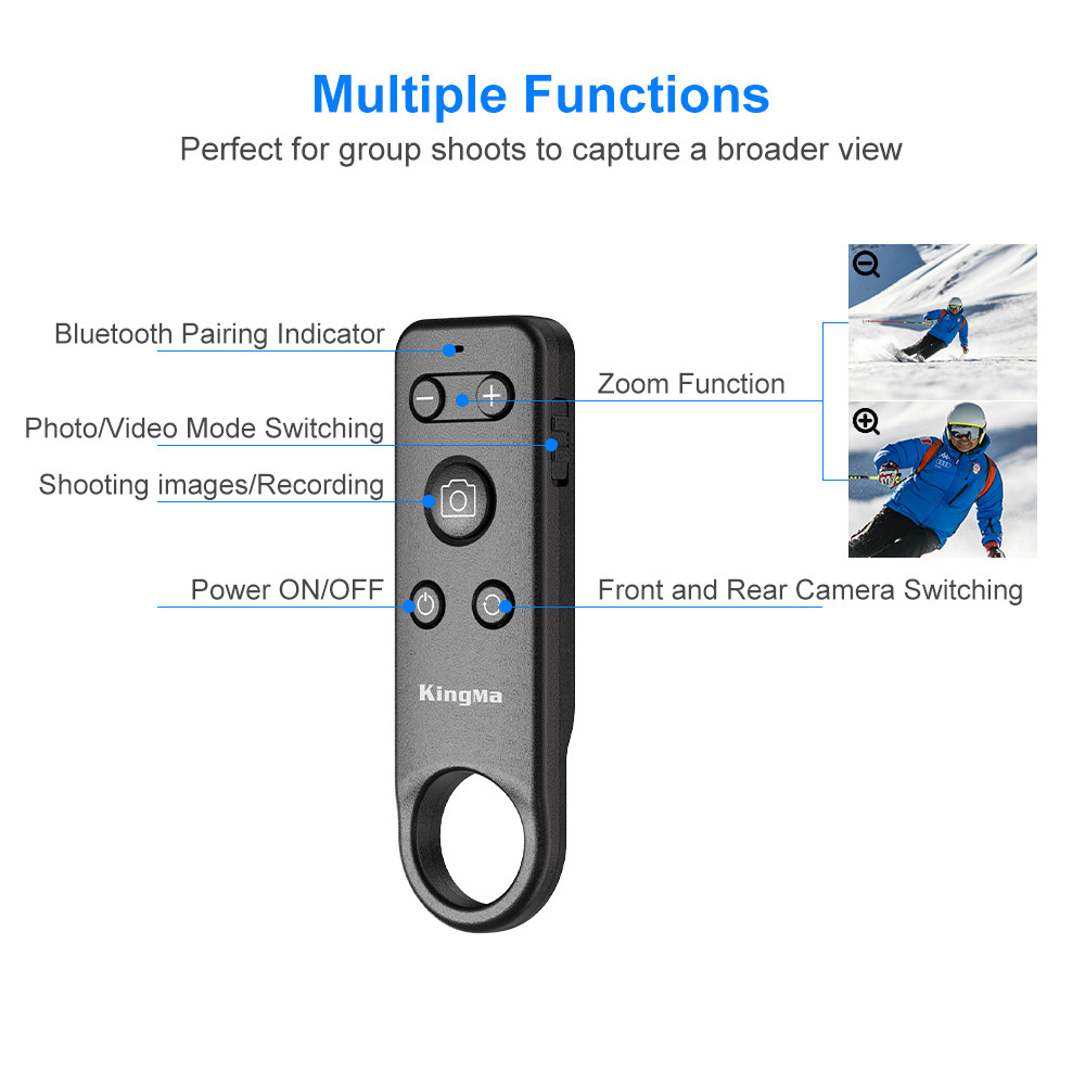 KingMa Wireless Vlogging Tripod Grip za iPhone 15/14/13/12/11