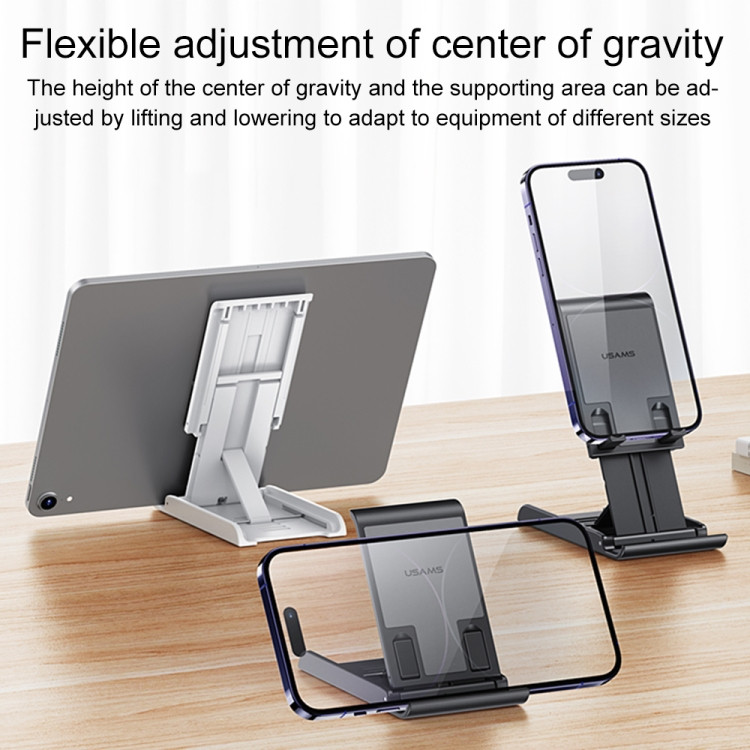 USAMS US-ZJ073 Folding Desktop Stand za tel/Tablet crni