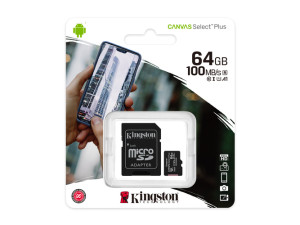 KINGSTON MICROSD CANVAS 64GB CLASS 10