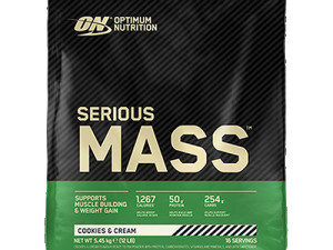 OPTIMUM NUTRITION ON SERIOUS MASS 5450g cookies